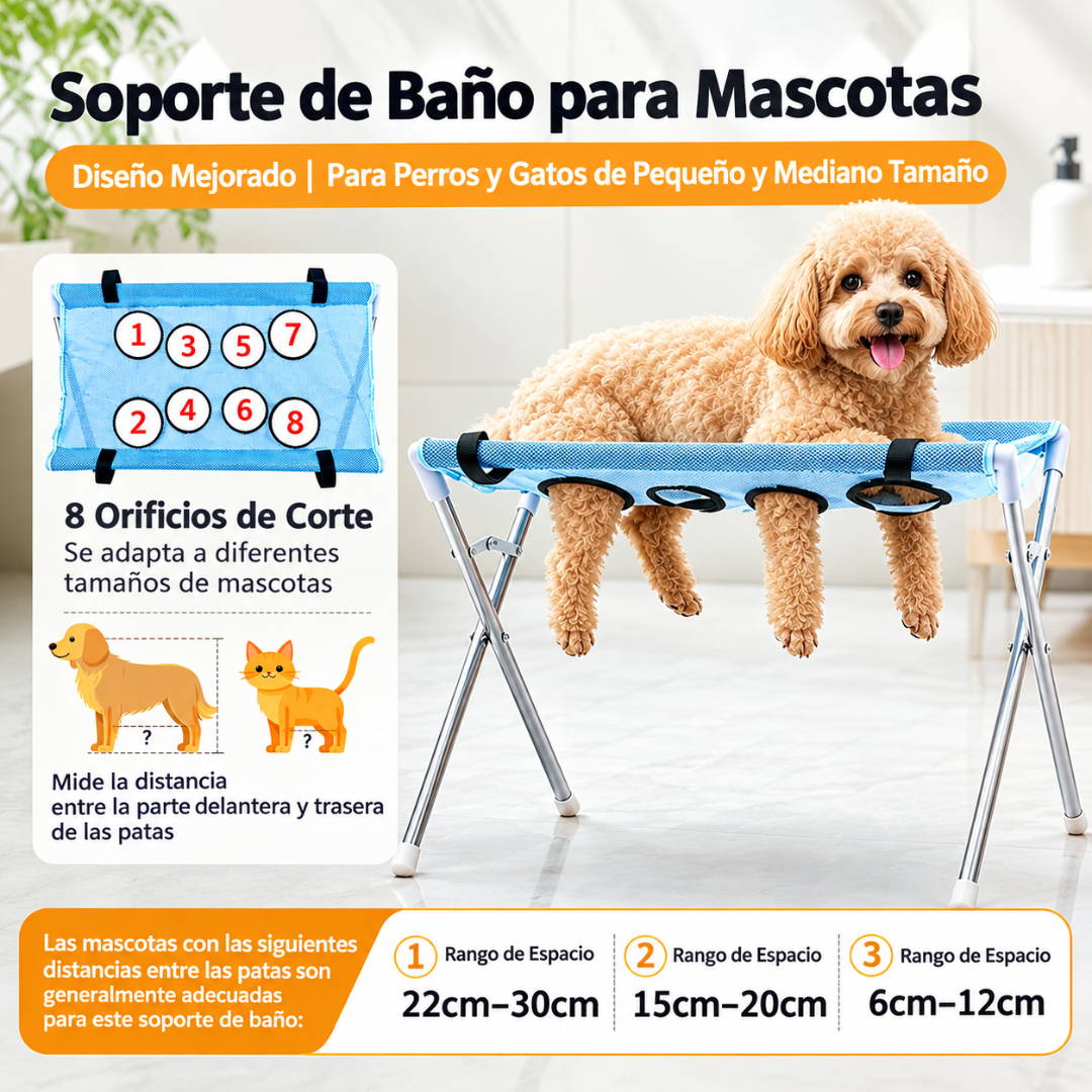 Hamaca Plegable para Baño de Mascota