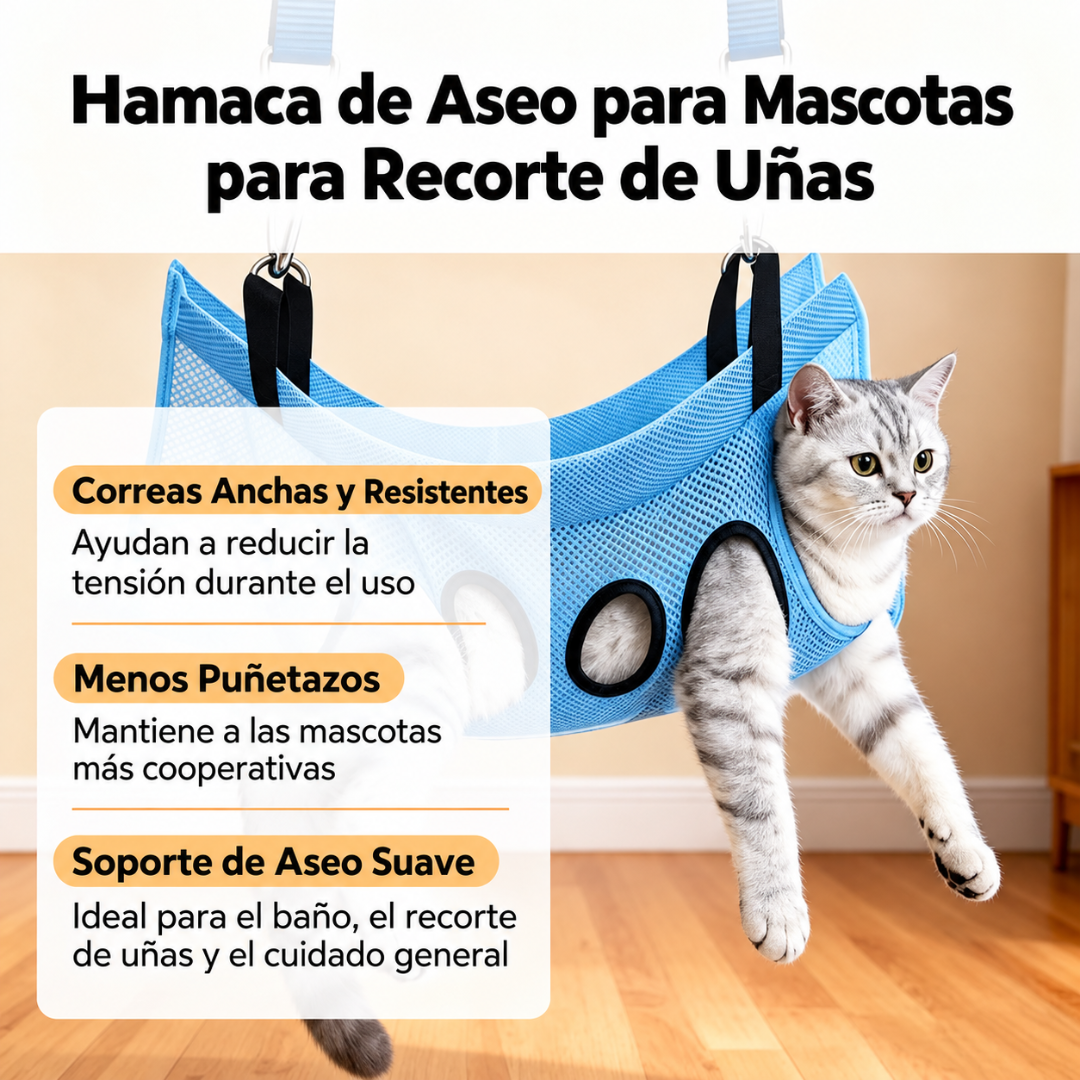 Hamaca Plegable para Baño de Mascota
